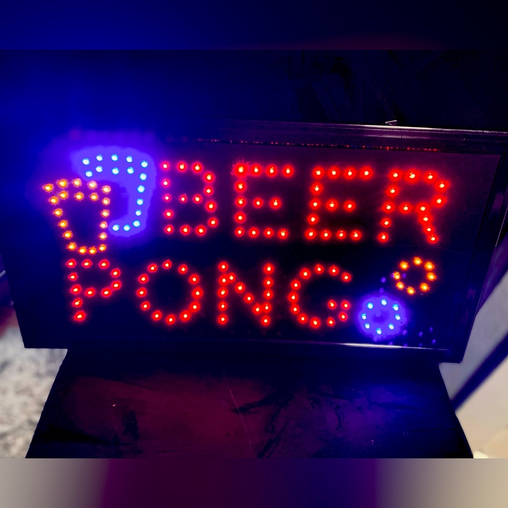 BEER PONG SIGN
19x10